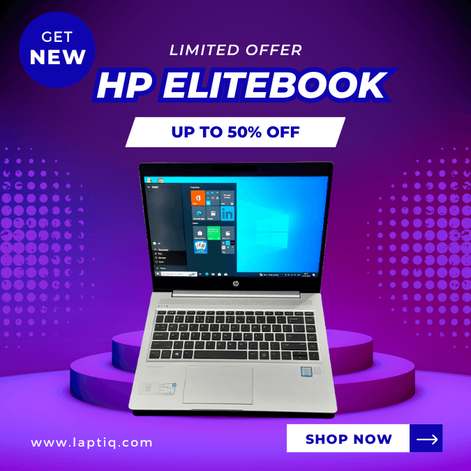 HP Elite Book 840 G3 Refurbished Laptop I7 6th Gen/ 8GB / 512GB SSD/ 14 Inch Screen)